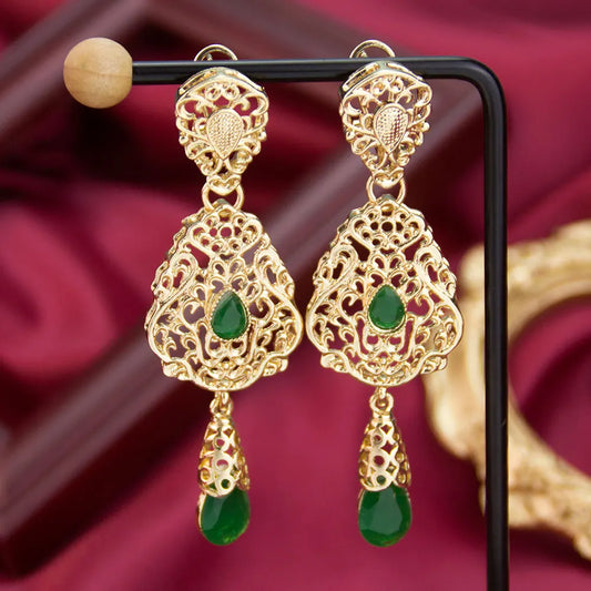 Exquisite Moroccan Earrings – Luxurious Elegance for Your Special Occasions